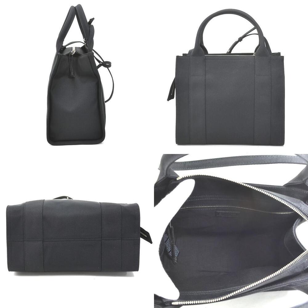 Balenciaga Shoulder Handbag Trade Canvas Shoulder Bag Black